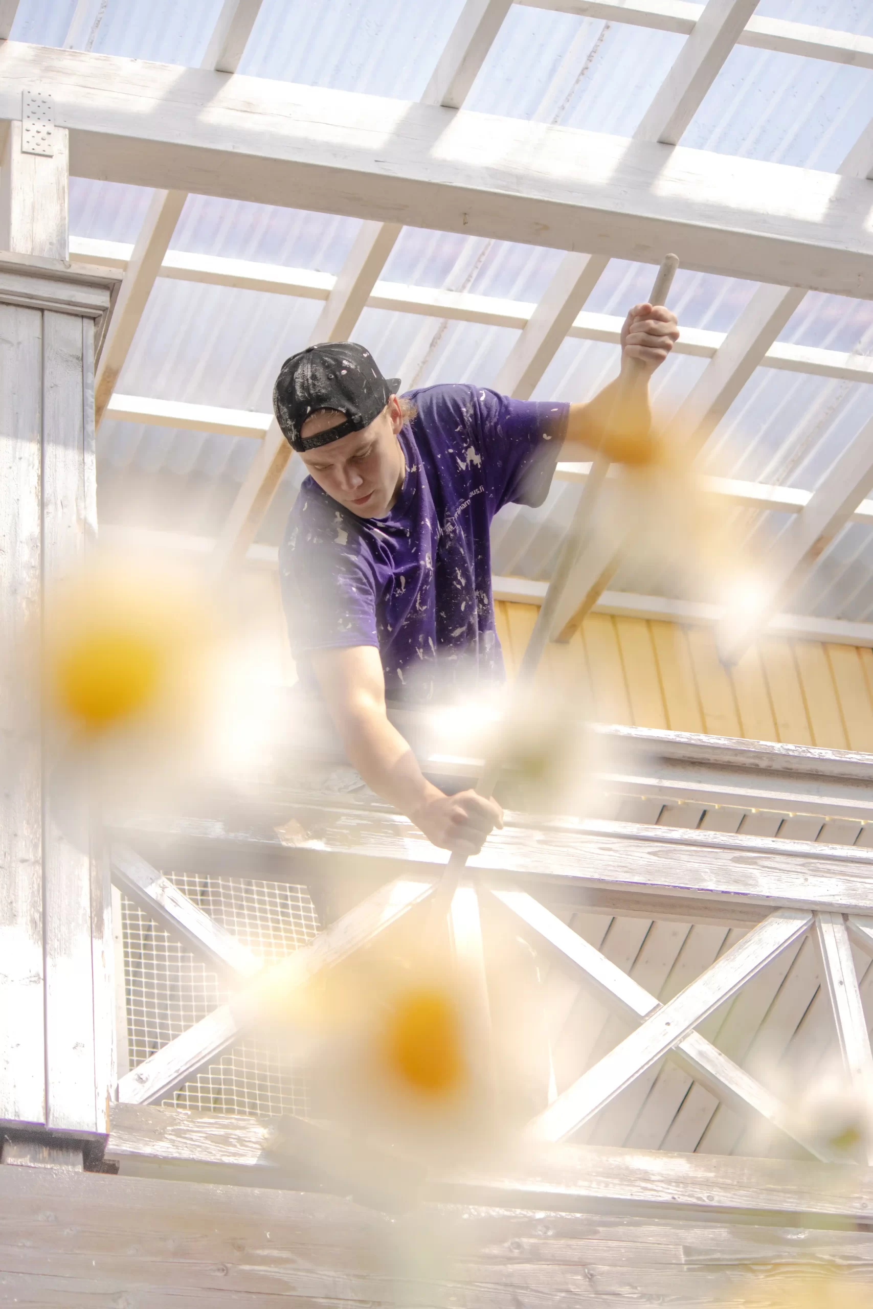 Talon ulkoseinän maalaus Uusimaa