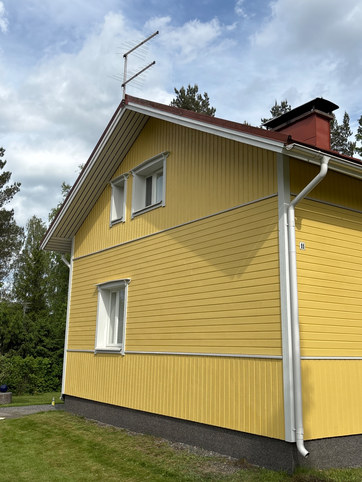 Talon ulkomaalaus Tuusula maalauksen jälkeen – kuva 2