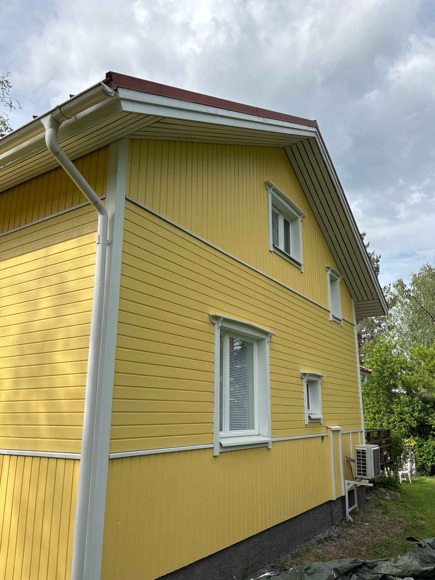 Talon ulkomaalaus Tuusula maalauksen jälkeen – kuva 3